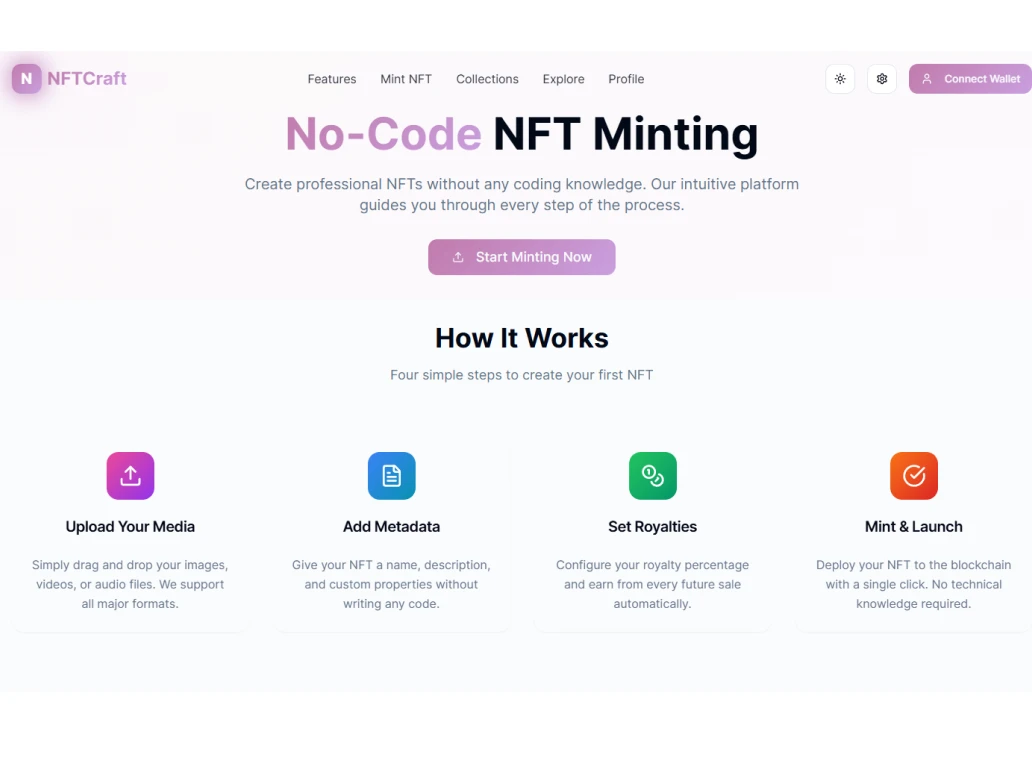 White Label NFT Minting Platform Development
